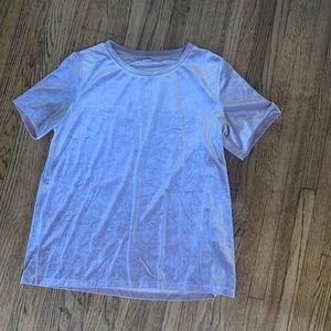 pink velvet t shirt